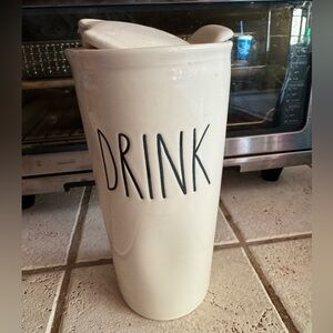 Rae Dunn Cream Drinkware Holder